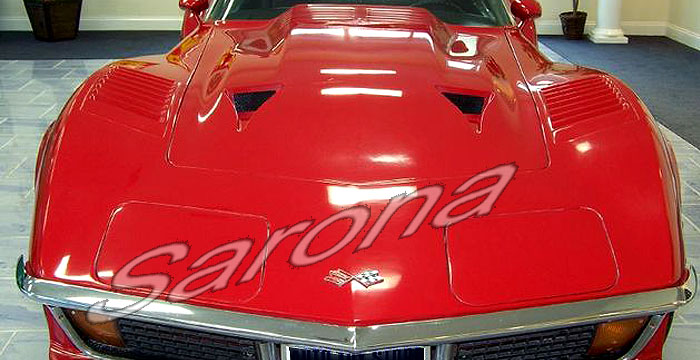 Custom Chevy Corvette Hood  Coupe (1968 - 1972) - $980.00 (Manufacturer Sarona, Part #CH-006-HD)